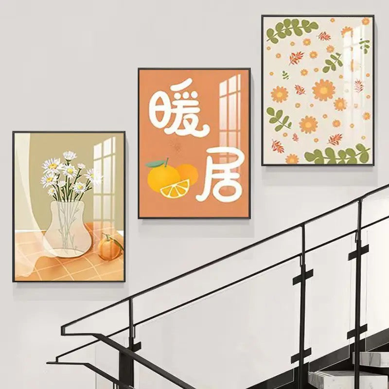 TRJ Decorative painting- Set of 3 (without photo frame)