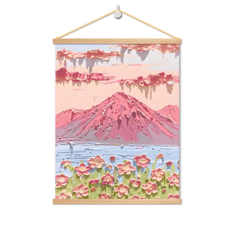 FanCheng Healing-Style Artistic Decorative Painting (offering Hook)