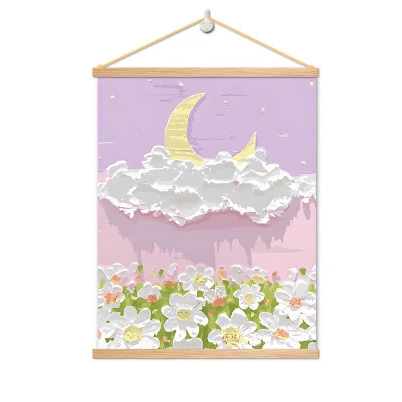 FanCheng Healing-Style Artistic Decorative Painting (offering Hook)