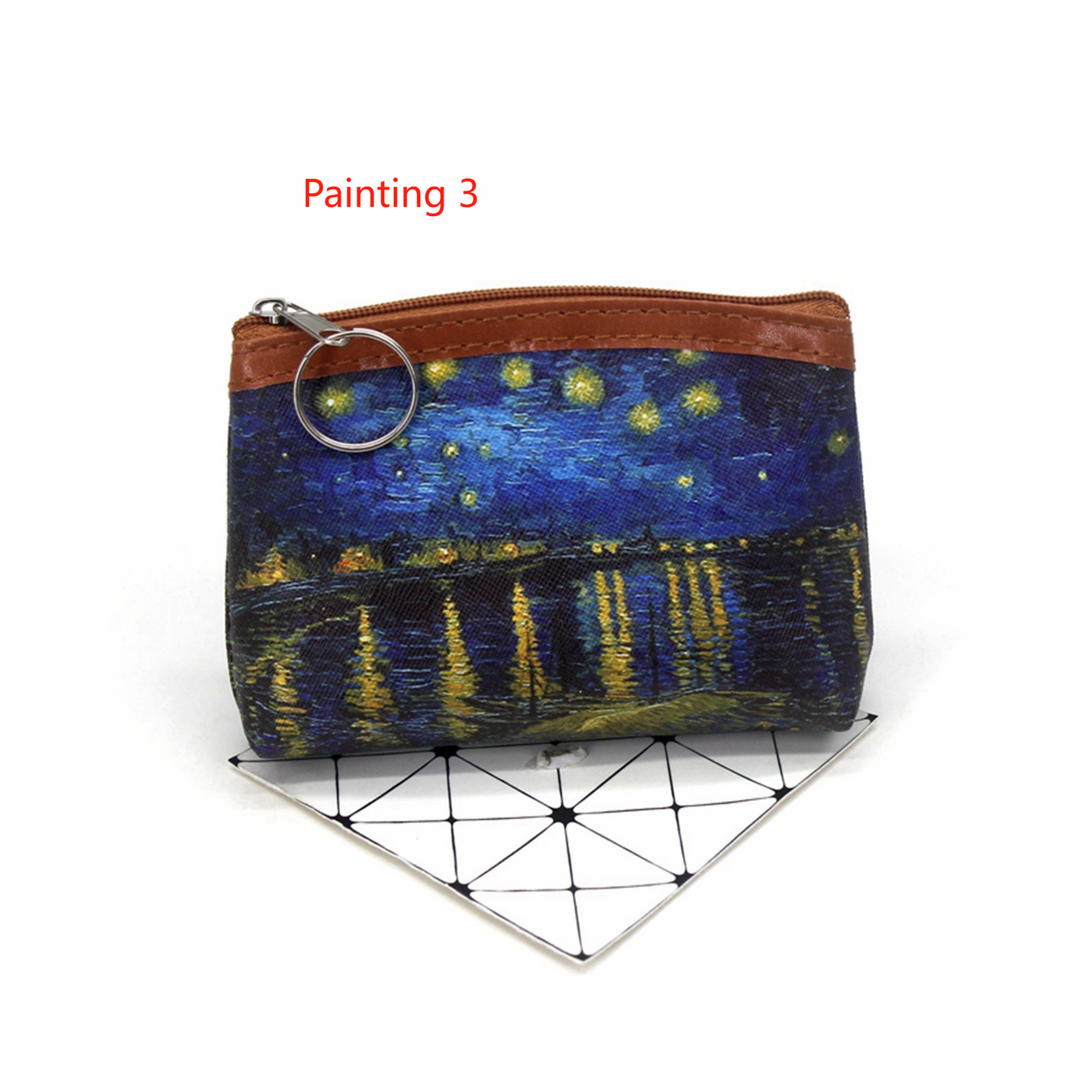 Vintage Purse with Van Gogh painting