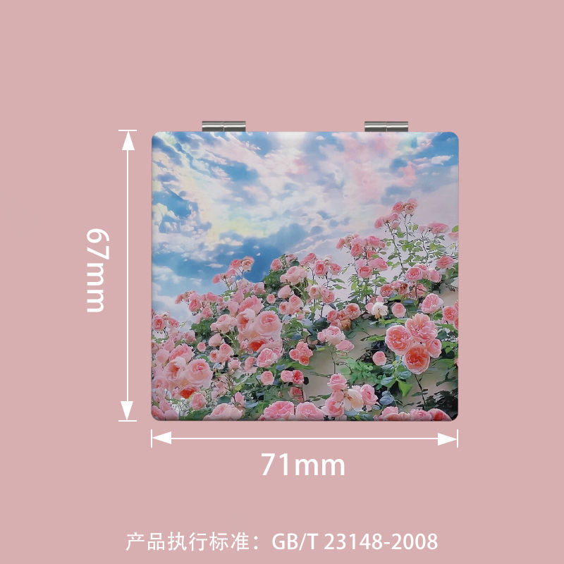 Stylish Compact Folding Mirror