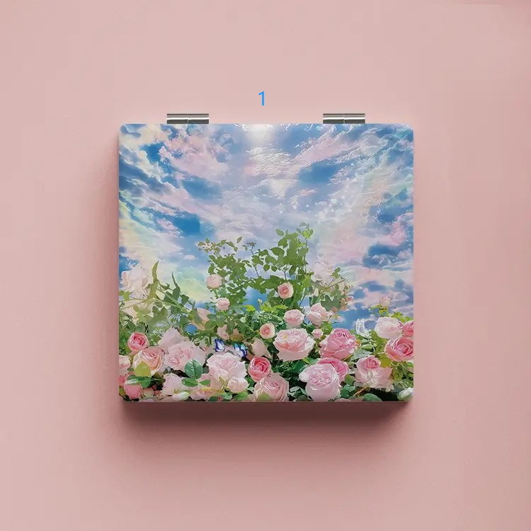 Stylish Compact Folding Mirror