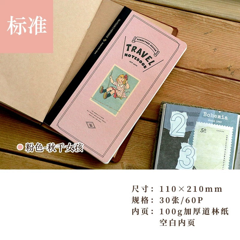 TN Travel Journal Inserts Season 2, Blank & Grid Refill Pages