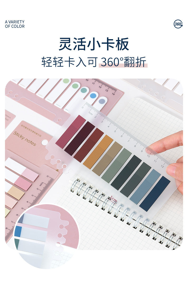 Morandi Color Index Sticky Notes – Writable Divider Tabs