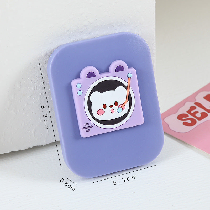 Cute Folding Mirror with Comb