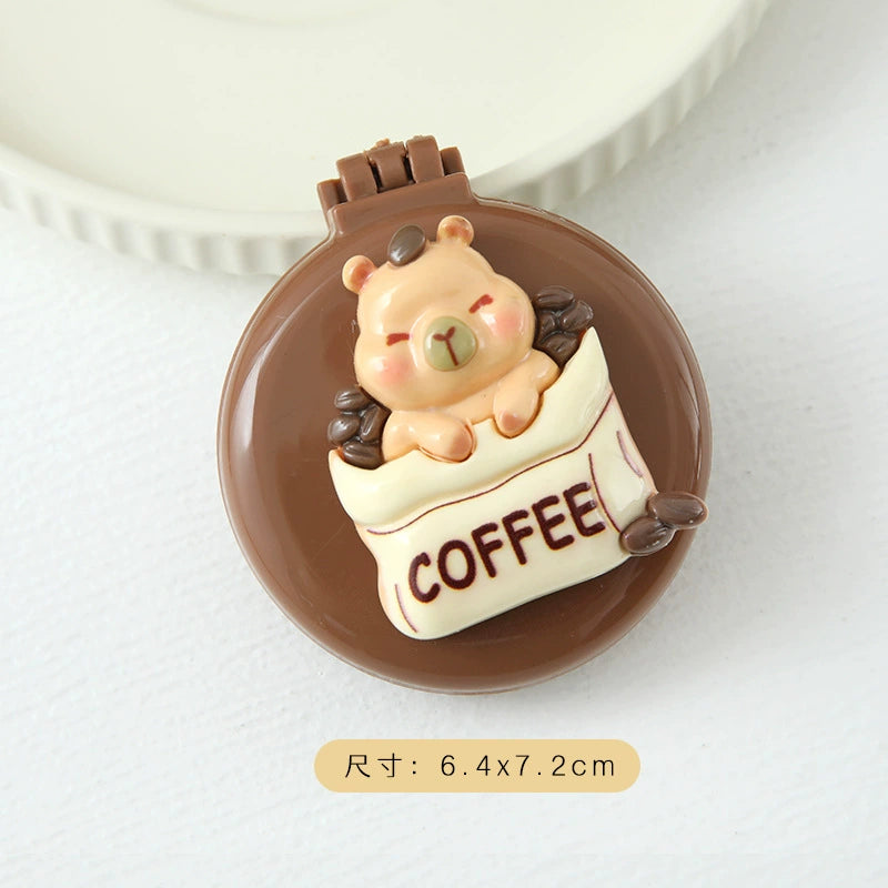 Capybara-themed Foldable Cushion Hairbrush