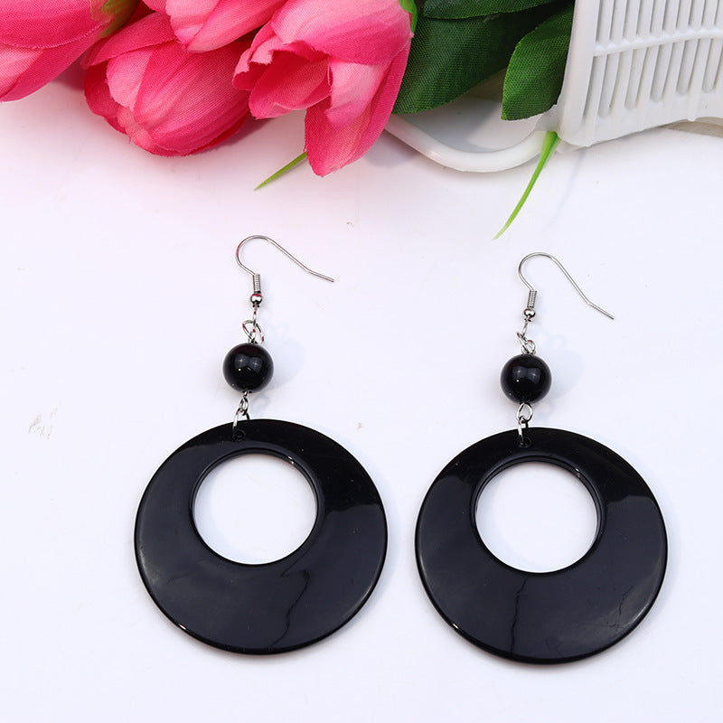 Sphere Geometric Drop Earrings