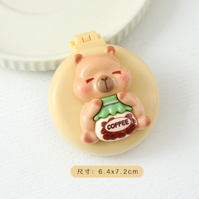 Capybara-themed Foldable Cushion Hairbrush