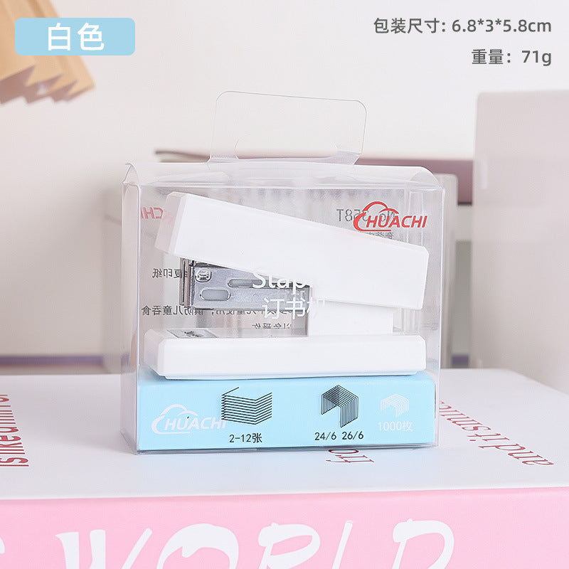 Mini INS-Style Handheld Stapler – Cute & Compact Office Supply (Includes Staples)