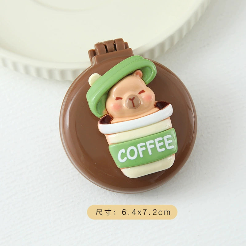 Capybara-themed Foldable Cushion Hairbrush