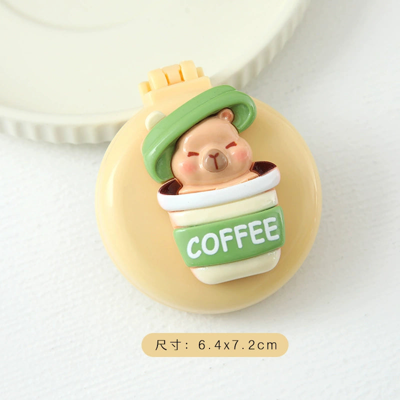 Capybara-themed Foldable Cushion Hairbrush