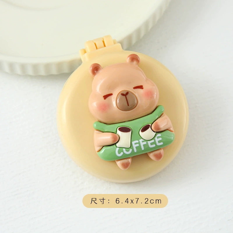 Capybara-themed Foldable Cushion Hairbrush