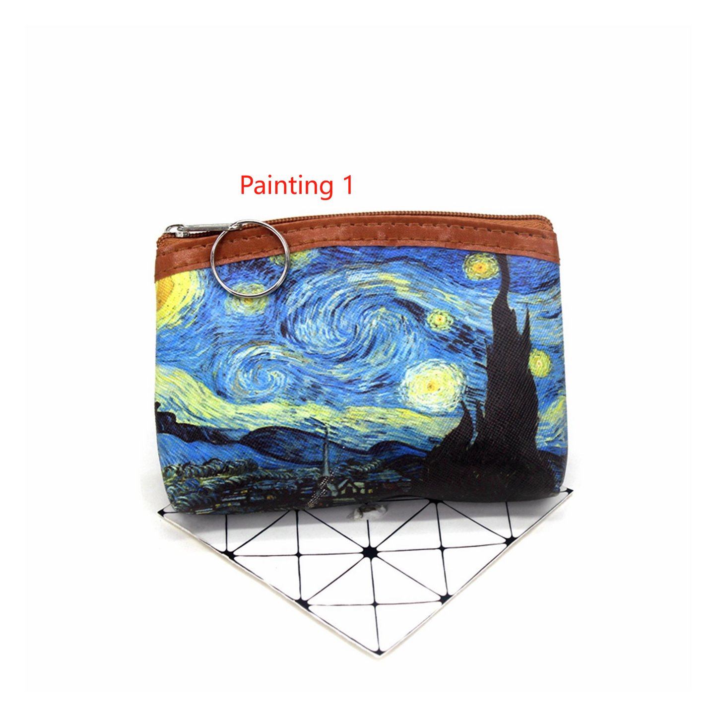 Vintage Purse with Van Gogh painting