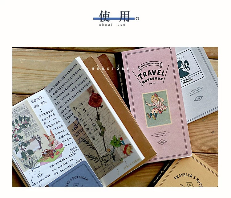 TN Travel Journal Inserts Season 2, Blank & Grid Refill Pages