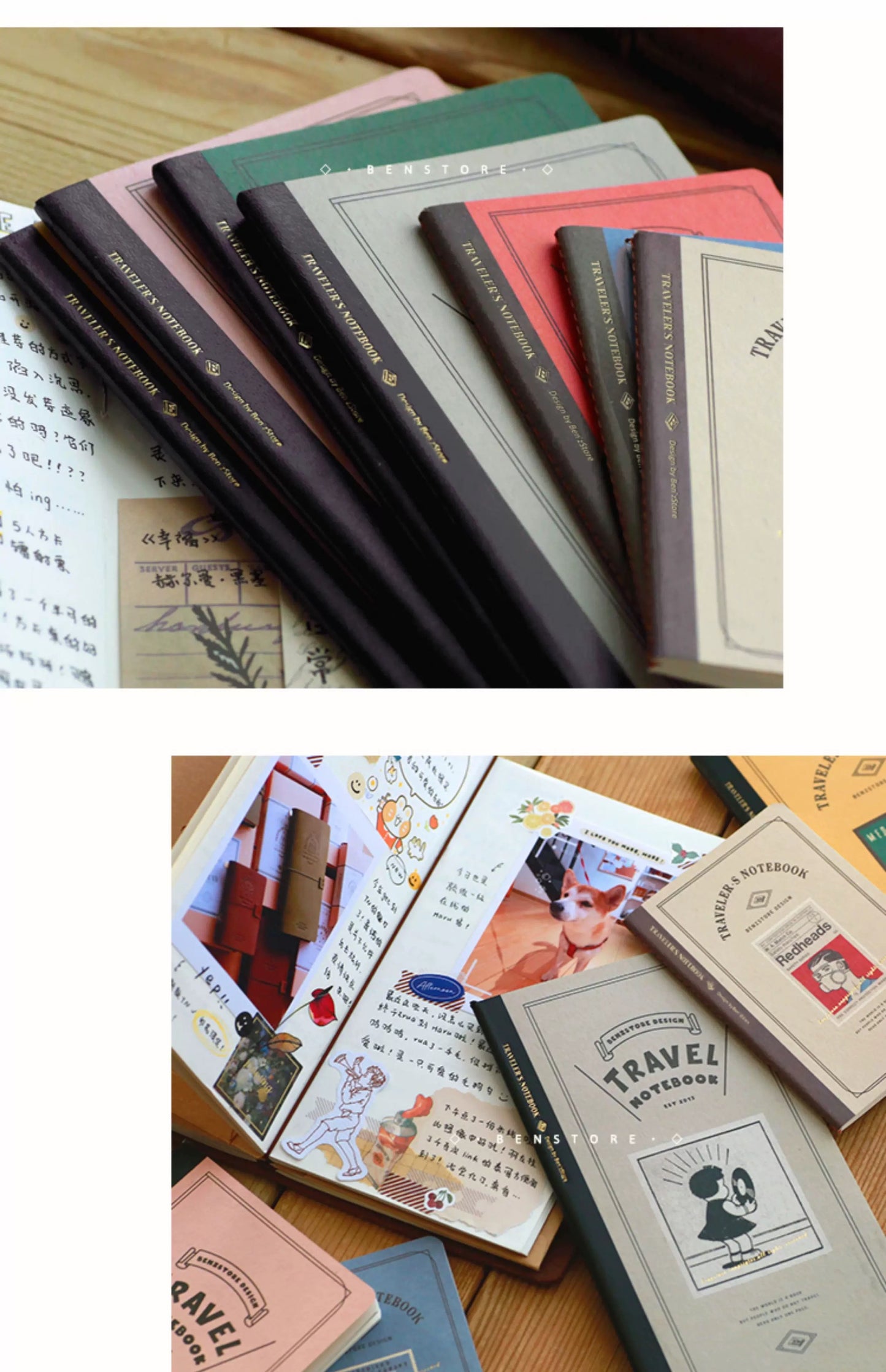 TN Travel Journal Inserts Season 2, Blank & Grid Refill Pages