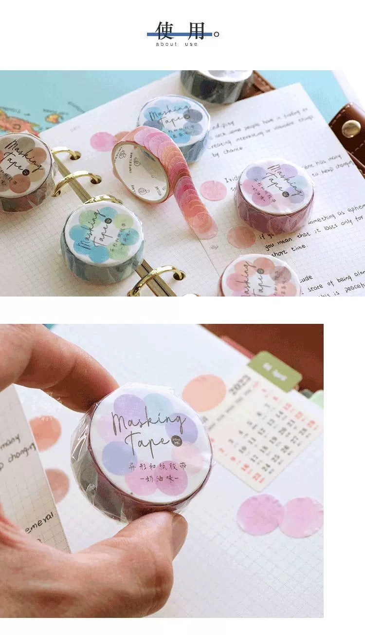 Gradient Color Dot Stickers