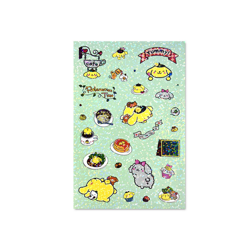 Cute Sanrio Style Laser Stickers – Journal & Scrapbooking Seals