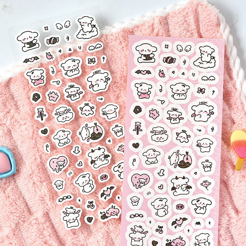 Dreamland Cartoon Stickers – Decorative Sticker Set for Journaling & Crafts