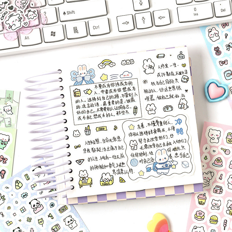 Dreamland Cartoon Stickers – Decorative Sticker Set for Journaling & Crafts