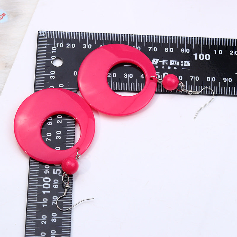 Sphere Geometric Drop Earrings