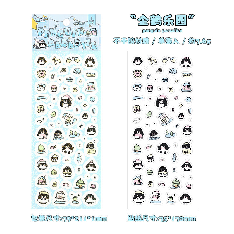 Dreamland Cartoon Stickers – Decorative Sticker Set for Journaling & Crafts