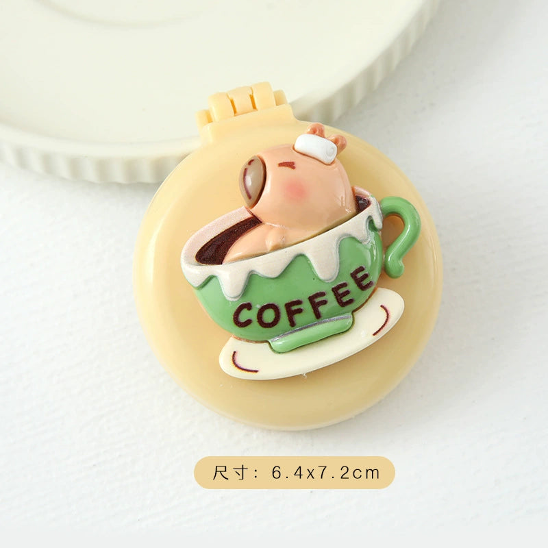 Capybara-themed Foldable Cushion Hairbrush
